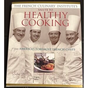 Healthy Cooking Cookbook French Culinary Institute Hardcover Recipes